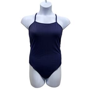 Speedo Wmns Sz 10 Precision Pleat Y-Back Chlorine Resistant One Piece Swimsuit